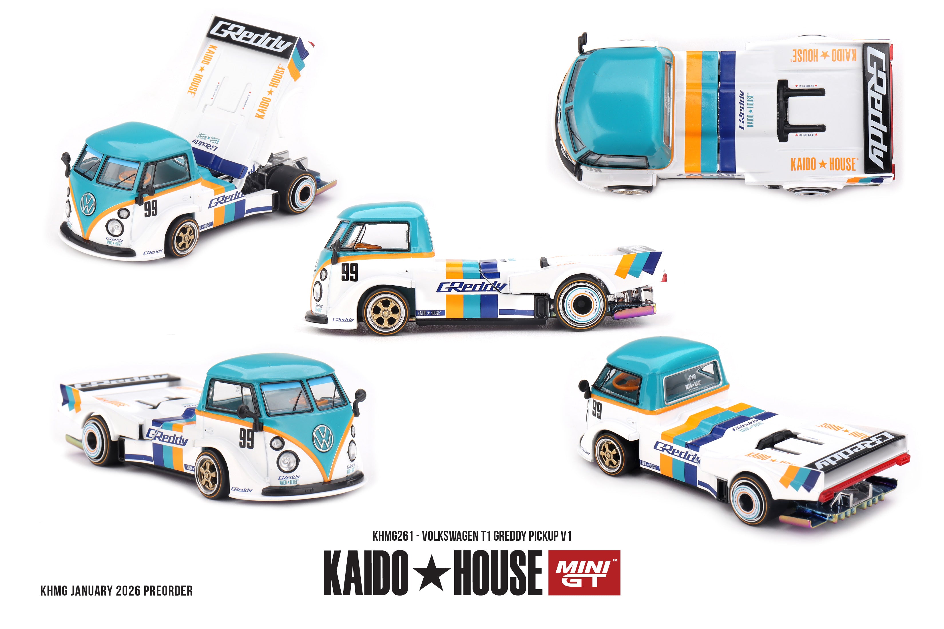 KAIDO ☆ HOUSE - Volkswagen T1 GReddy Pickup V1 – Club Takumi