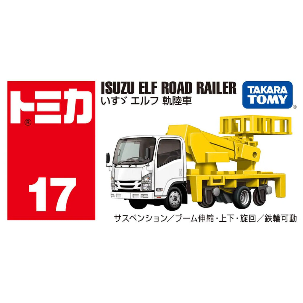 TOMICA - No.17 Isuzu Elf Vehículo Ferroviario-Carretero