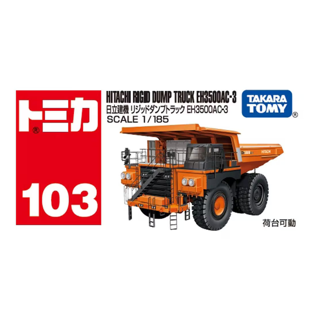 TOMICA - No.103 Hitachi Camión Minero Rígido EH3500AC-3