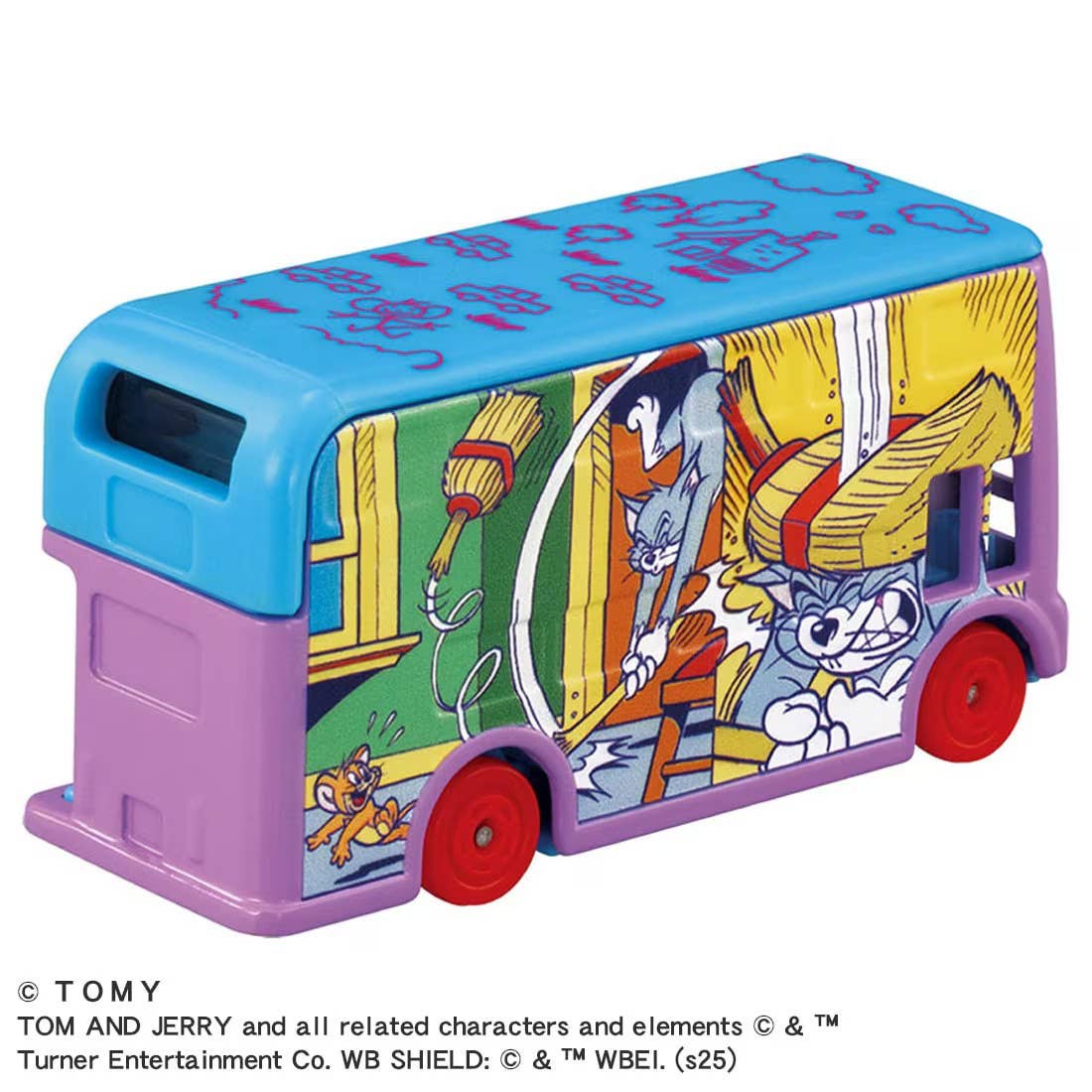 Dream TOMICA - SP Tom y Jerry Bus Decorado (Morado) - Tomica Costa Rica Collectors Club