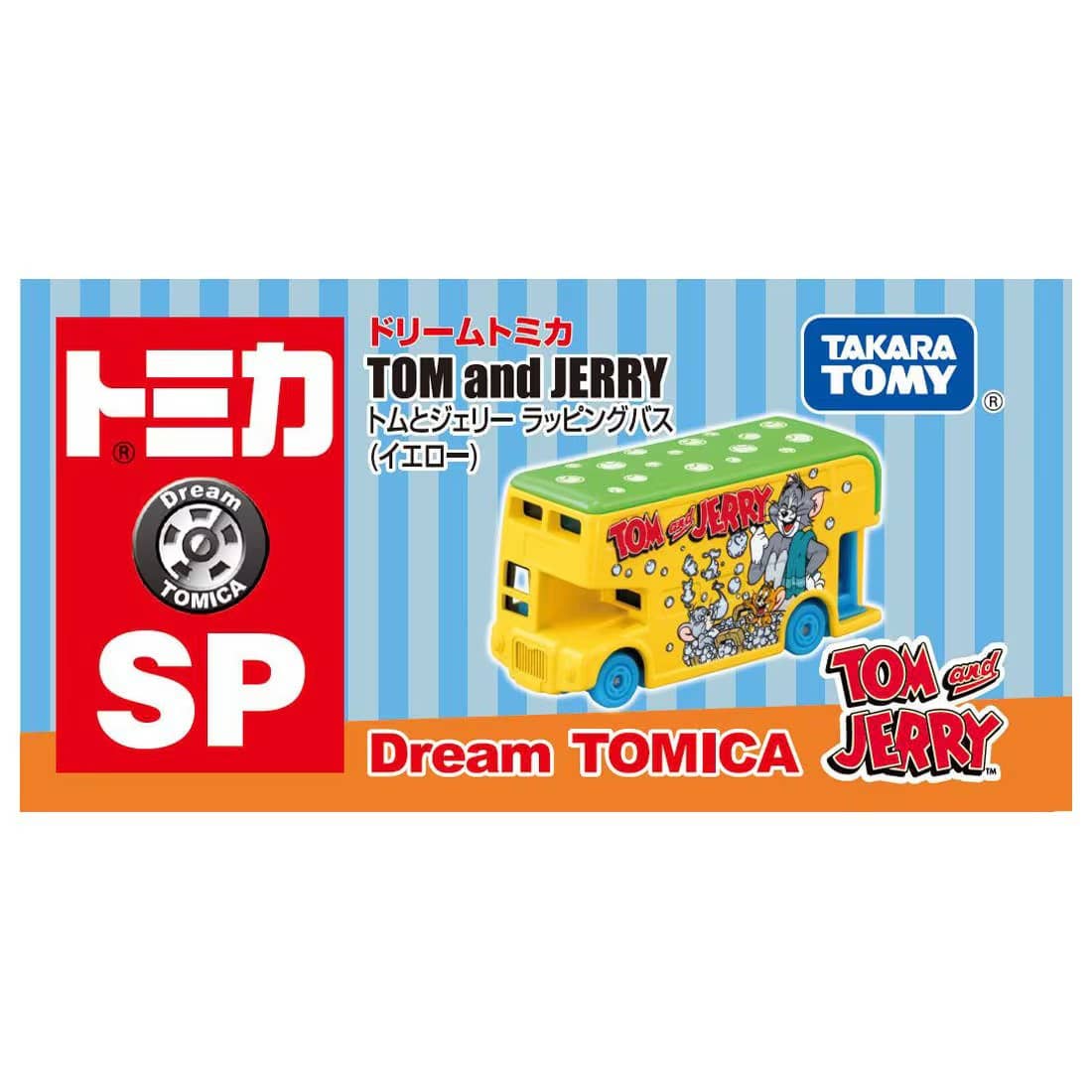 Dream TOMICA - SP Tom y Jerry Bus Decorado (Amarillo) - Tomica Costa Rica Collectors Club