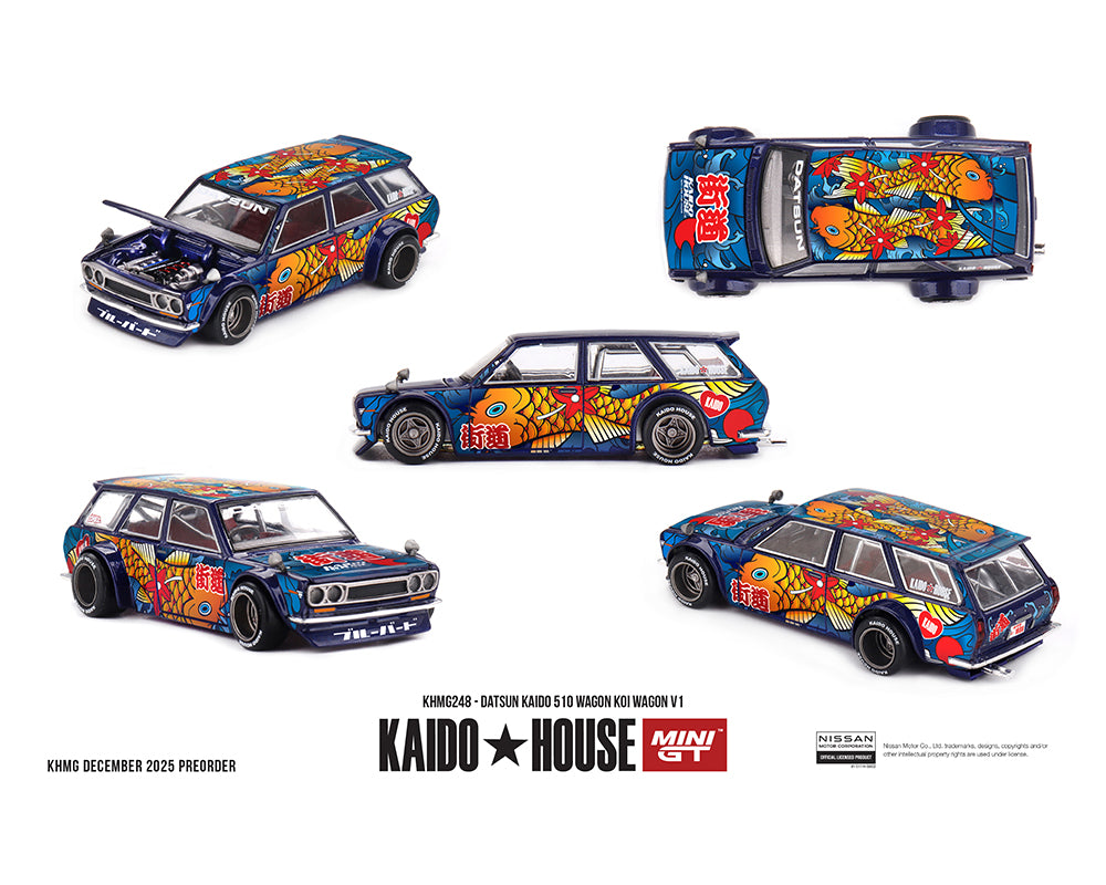 [JUNIO] KAIDO ★ HOUSE - Datsun KAIDO 510 Wagon Koi Wagon V1 - Tomica Costa Rica Collectors Club