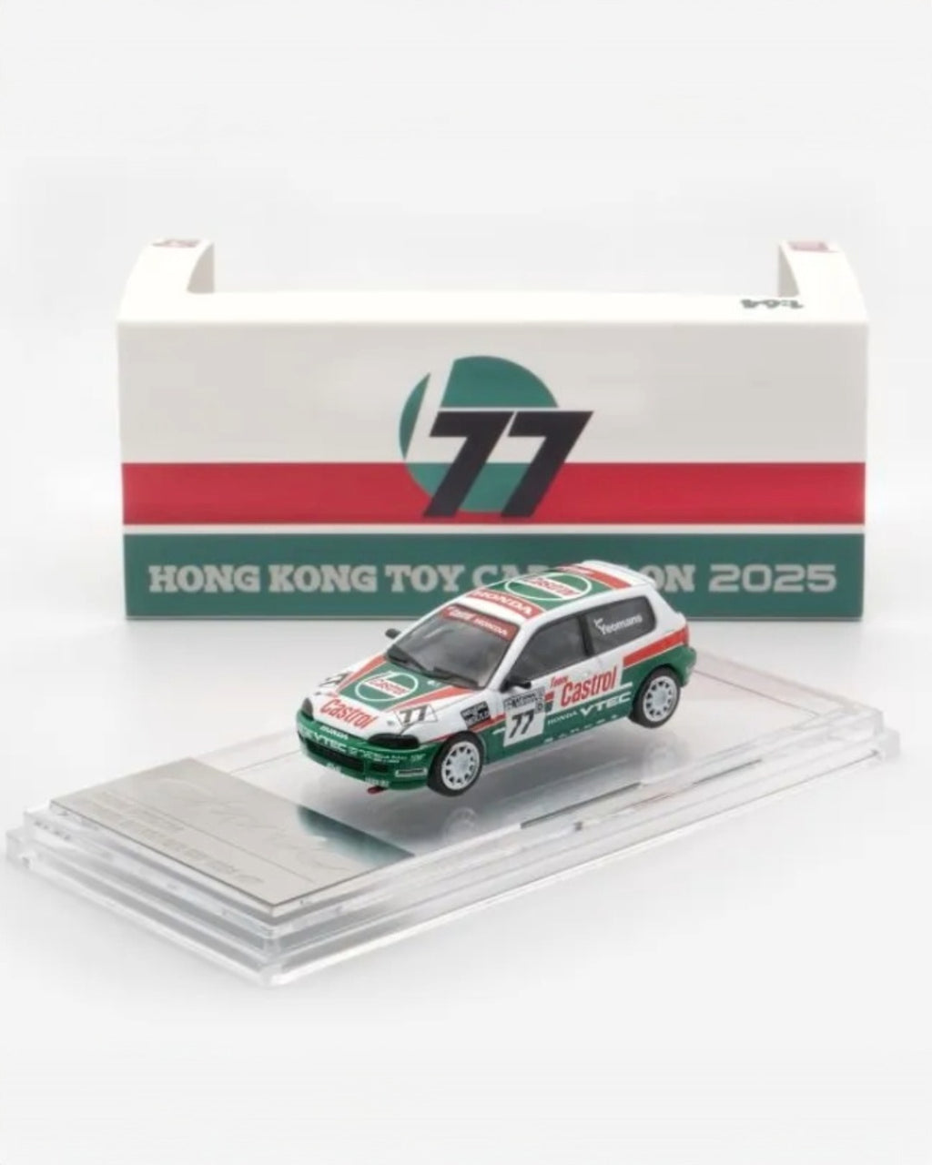 BM Creations - Honda Civic EG6 Castrol 77 National Saloon Car Cup 1993 [EDICIÓN LIMITADA] - Tomica Costa Rica Collectors Club