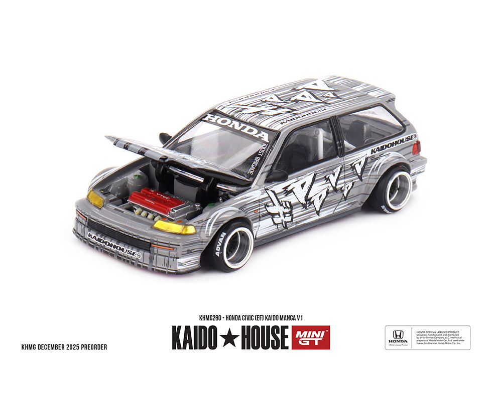 [JUNIO] KAIDO ★ HOUSE - Kaido House Mini GT Honda Civic (EF) Kaido Manga V1 - Tomica Costa Rica Collectors Club