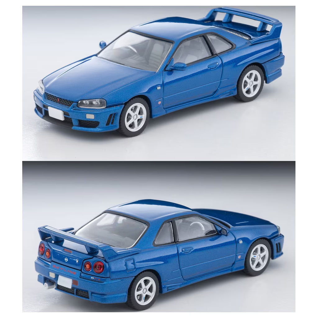 TOMICA Limited Vintage NEO - LV-N353b Nissan Skyline Cupé Deportivo 2 Puertas 25GT TURBO con Accesorios Opcionales (Azul) Modelo 2000 - Tomica Costa Rica Collectors Club