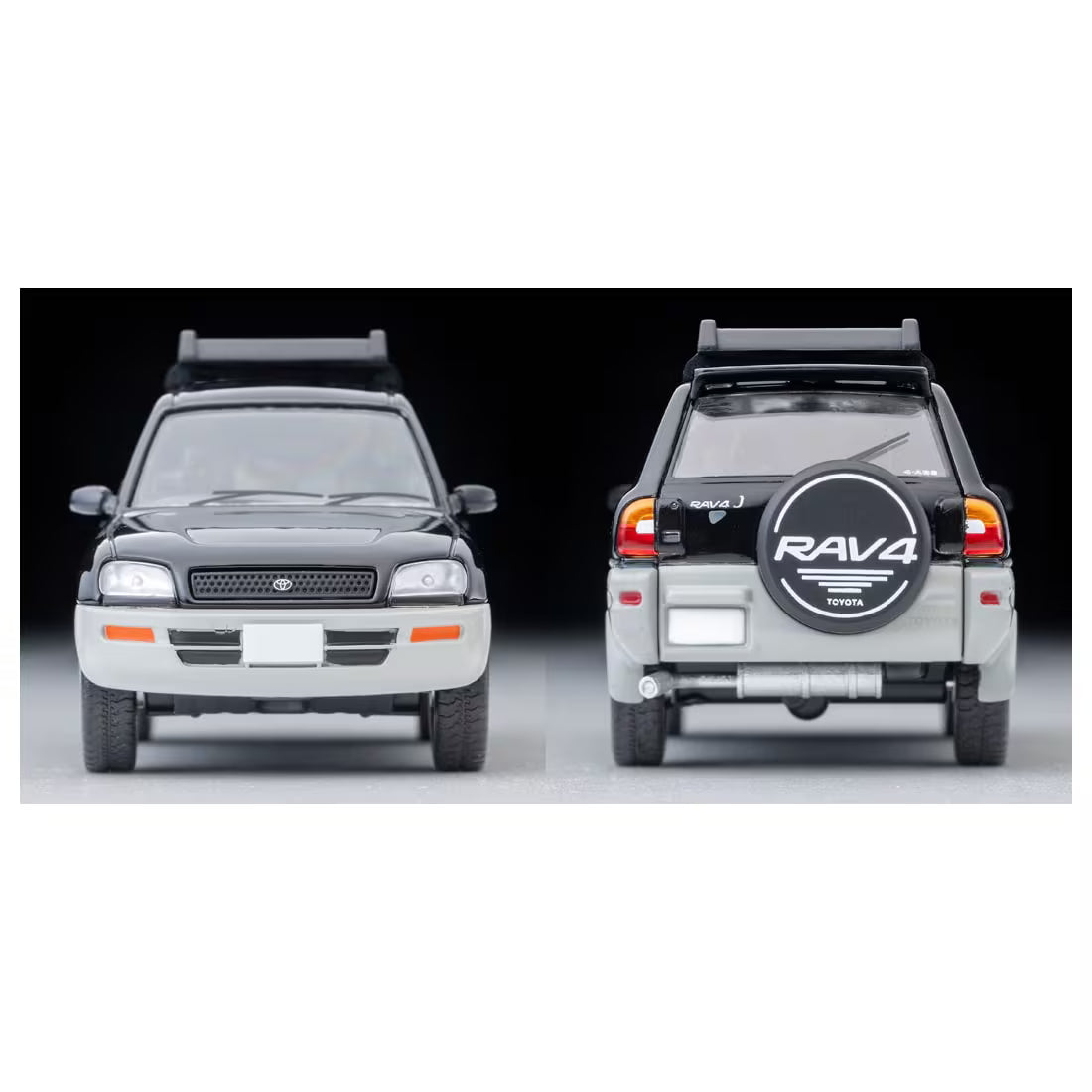 TOMICA Limited Vintage Neo - LV-N354e Toyota RAV4J V Modelo 1996 Paquete de 2 Tonos Extra (Negro/Plateado)