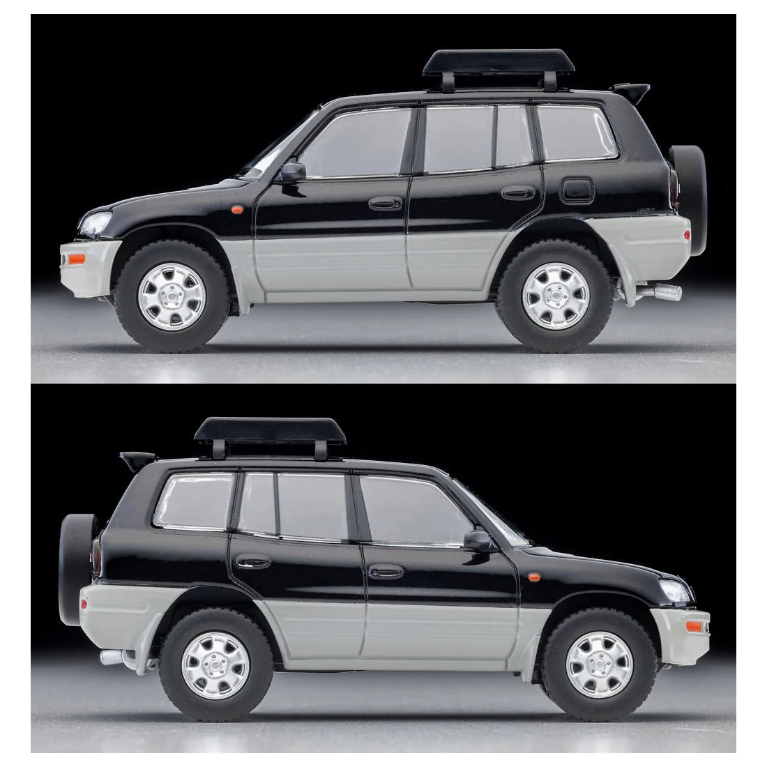 TOMICA Limited Vintage Neo - LV-N354e Toyota RAV4J V Modelo 1996 Paquete de 2 Tonos Extra (Negro/Plateado)