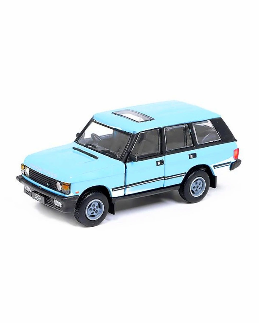 BM Creations - Land Rover Range Rover LSE Clásico Celeste (RHD) - Tomica Costa Rica Collectors Club