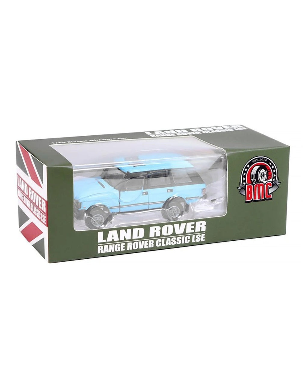 BM Creations - Land Rover Range Rover LSE Clásico Celeste (RHD) - Tomica Costa Rica Collectors Club