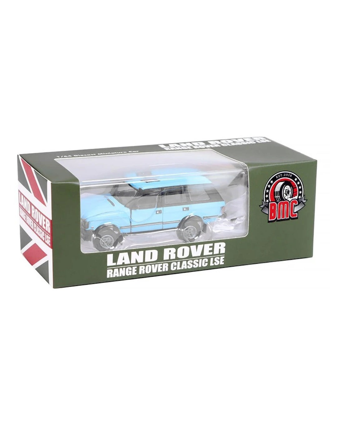 BM Creations - Land Rover Range Rover LSE Clásico Celeste (RHD) - Tomica Costa Rica Collectors Club