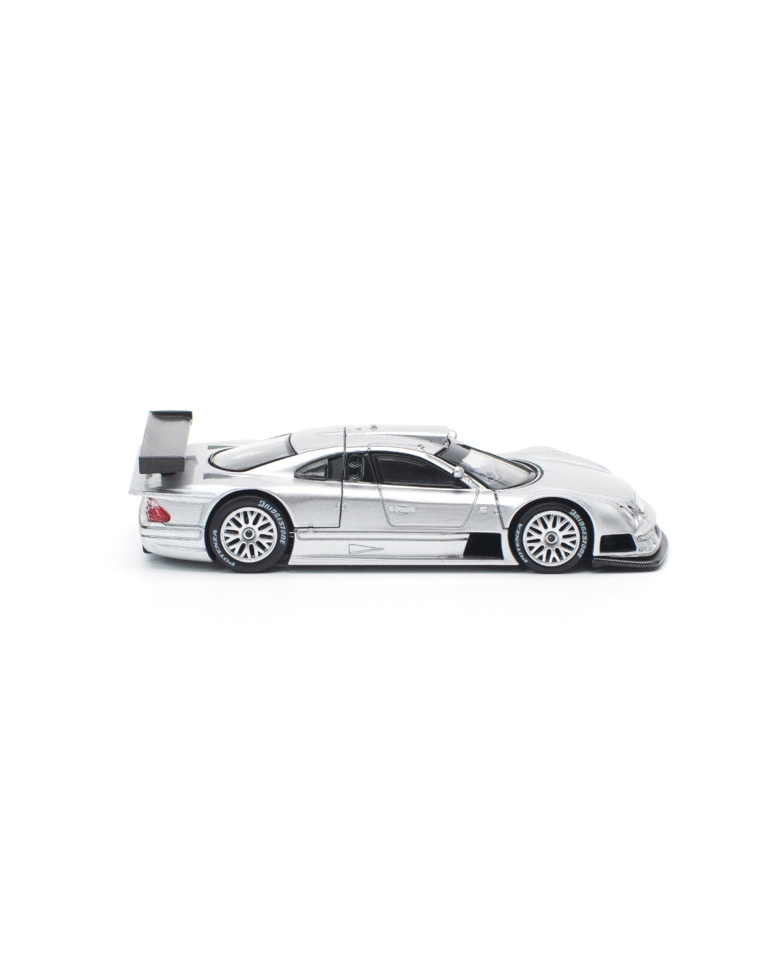 POP RACE - Mercedes Benz CLK-GTR Plateado - Tomica Costa Rica Collectors Club