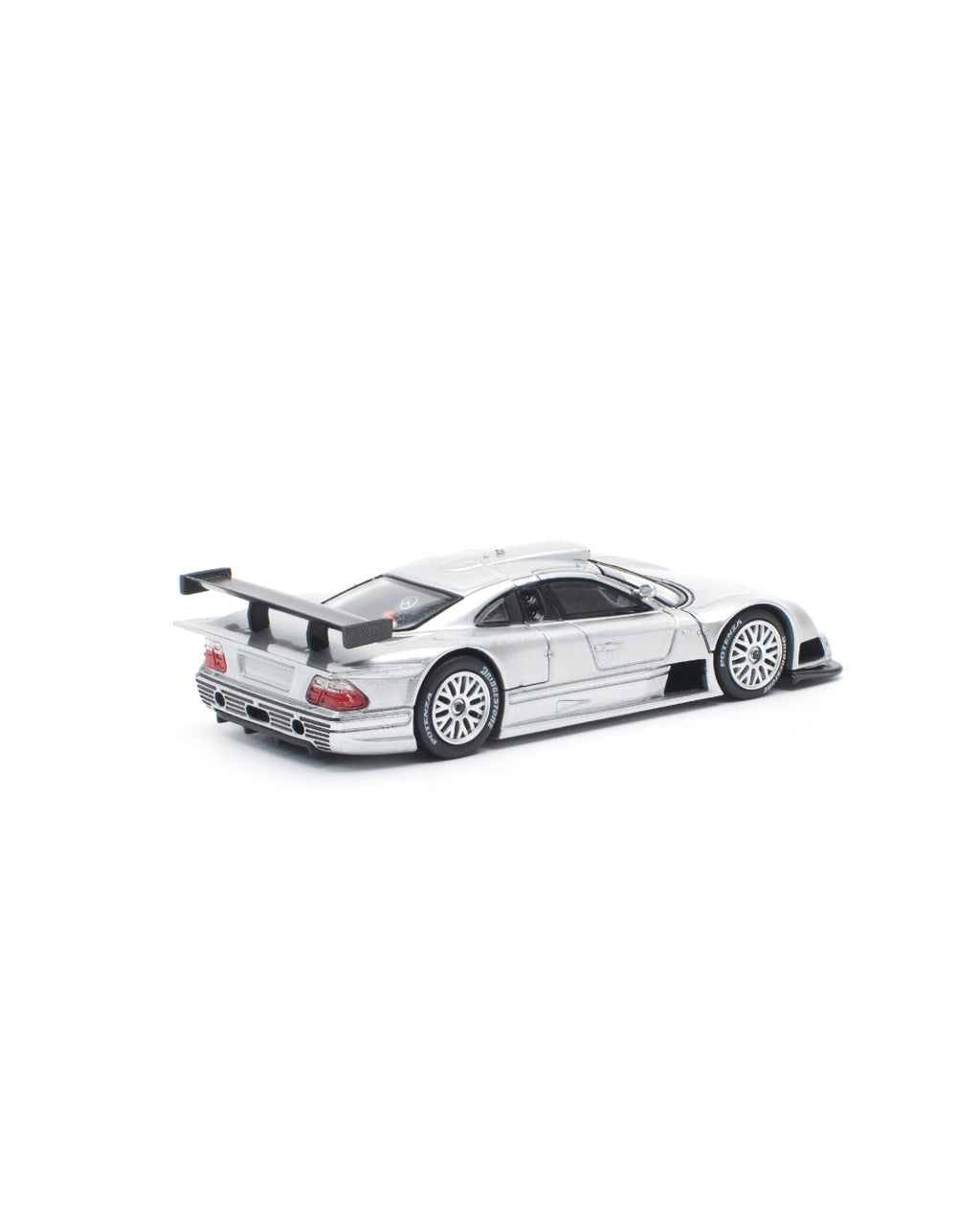 POP RACE - Mercedes Benz CLK-GTR Plateado - Tomica Costa Rica Collectors Club