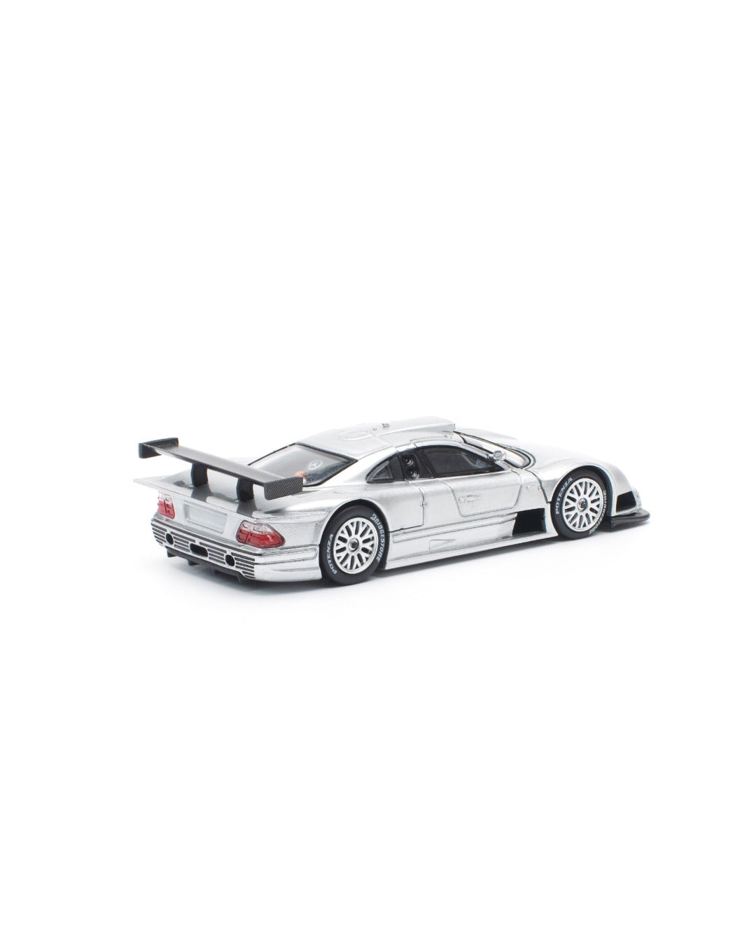 POP RACE - Mercedes Benz CLK-GTR Plateado - Tomica Costa Rica Collectors Club