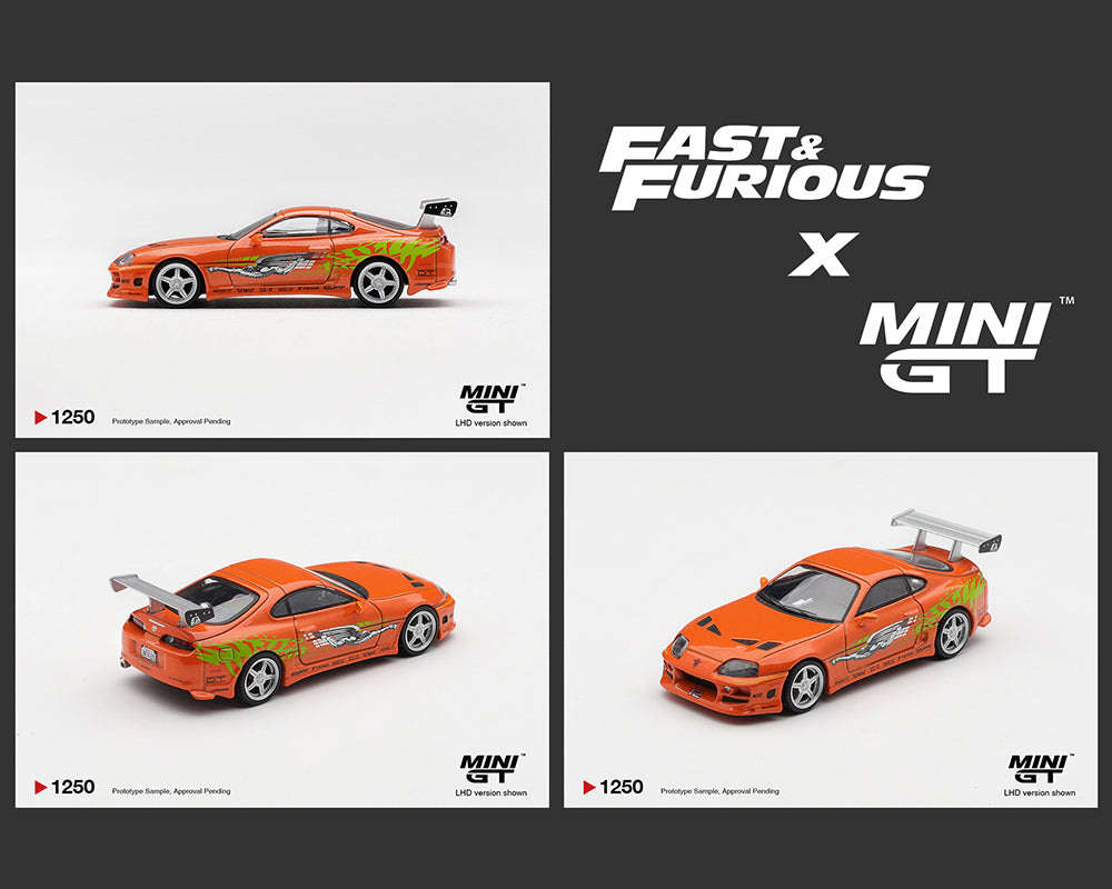 MINI GT x RAPIDOS Y FURIOSOS - Toyota Supra BOMEX (Edición Limitada) - Tomica Costa Rica Collectors Club
