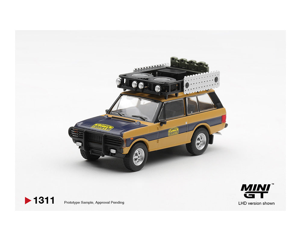 MINI GT - Range Rover 1981 Camel Trophy Sumatra N.Sudmann & F.Hofmann - Tomica Costa Rica Collectors Club