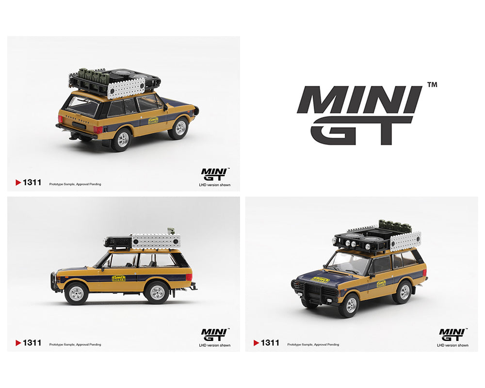 MINI GT - Range Rover 1981 Camel Trophy Sumatra N.Sudmann & F.Hofmann - Tomica Costa Rica Collectors Club