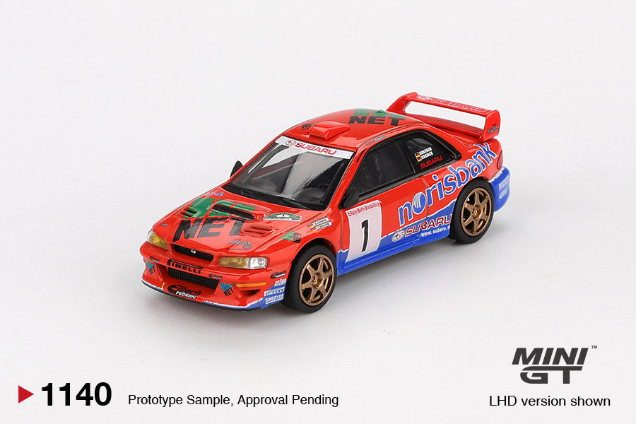 MINI GT - Subaru Impreza DRM Campeón del WRC97 #1 1999 - Tomica Costa Rica Collectors Club
