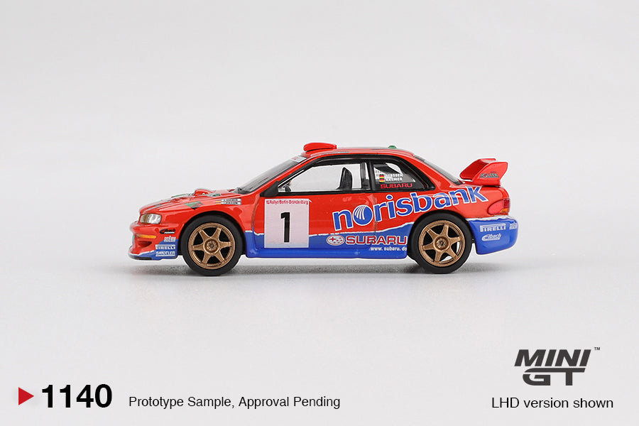 MINI GT - Subaru Impreza DRM Campeón del WRC97 #1 1999 - Tomica Costa Rica Collectors Club