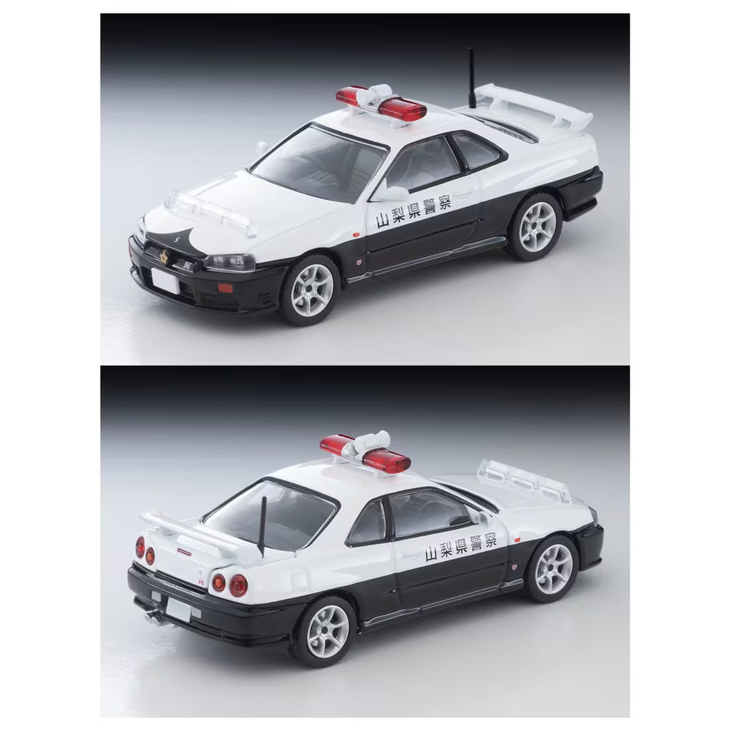 TOMICA Limited Vintage Neo - LV-N366a Nissan Skyline 2 Puertas Sports Coupé 25GT TURBO Patrulla (Policía de la Perfectura de Yamanashi) - Tomica Costa Rica Collectors Club