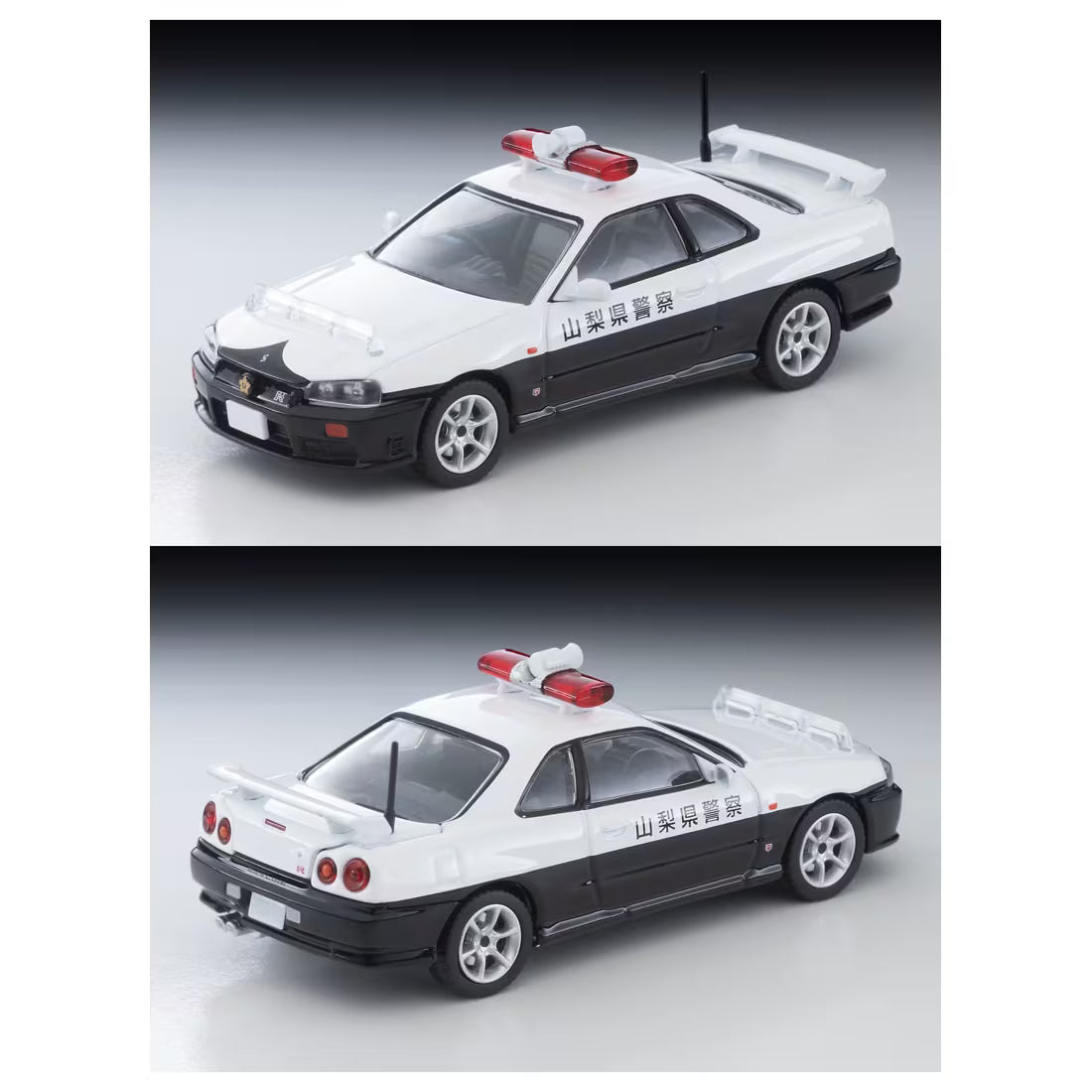 TOMICA Limited Vintage Neo - LV-N366a Nissan Skyline 2 Puertas Sports Coupé 25GT TURBO Patrulla (Policía de la Perfectura de Yamanashi)