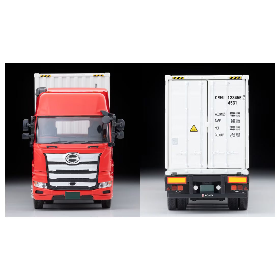 TOMICA Limited Vintage Neo - LV-N292d Hino Profia 40ft Marine Container Trailer (Toho Sharyo TC36H1C34) Contenedor Ocean Network Express