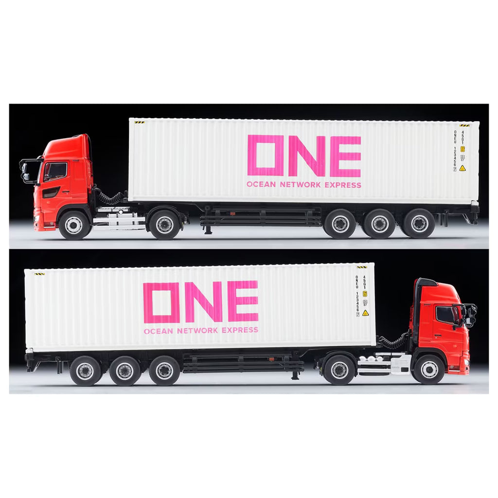 TOMICA Limited Vintage Neo - LV-N292d Hino Profia 40ft Marine Container Trailer (Toho Sharyo TC36H1C34) Contenedor Ocean Network Express - Tomica Costa Rica Collectors Club