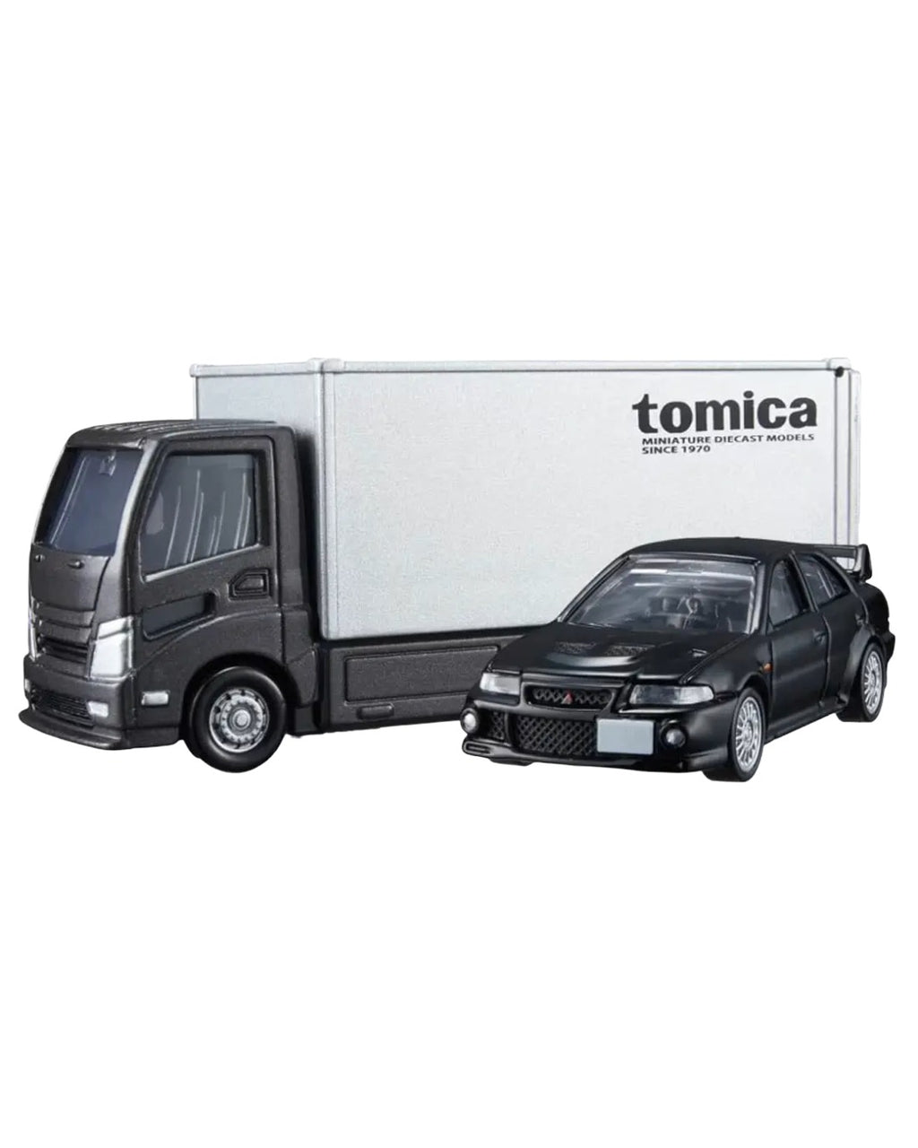 TOMICA Premium - Transporter Mitsubishi Lancer Evolution VI GSR [Unidades Limitadas] - Tomica Costa Rica Collectors Club