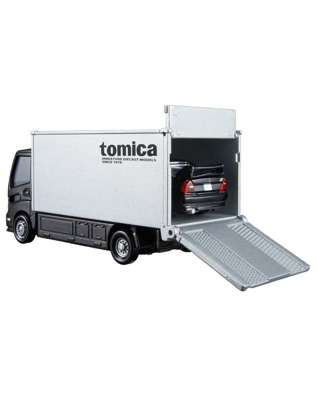 TOMICA Premium - Transporter Mitsubishi Lancer Evolution VI GSR [Unidades Limitadas] - Tomica Costa Rica Collectors Club