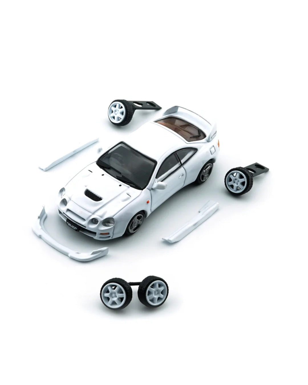 BM Creations - Toyota Celica GT Four Blanca con Piezas Intercambiables - Tomica Costa Rica Collectors Club