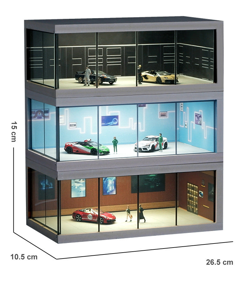 SHOU CANG JIA (收藏家) - Diorama de Exhibición Dealer de Carros - Tomica Costa Rica Collectors Club