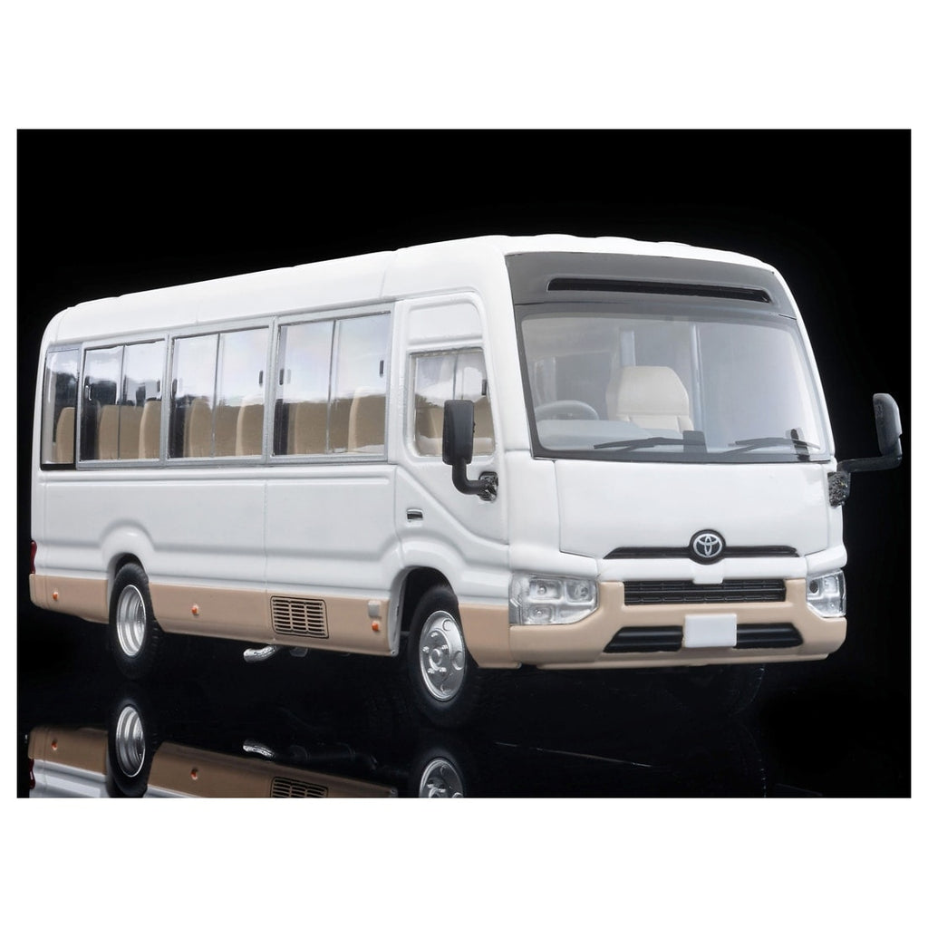 TOMICA Limited Vintage Neo - LV-N294d Toyota Coaster LX (Blanco/Beige) - Tomica Costa Rica Collectors Club