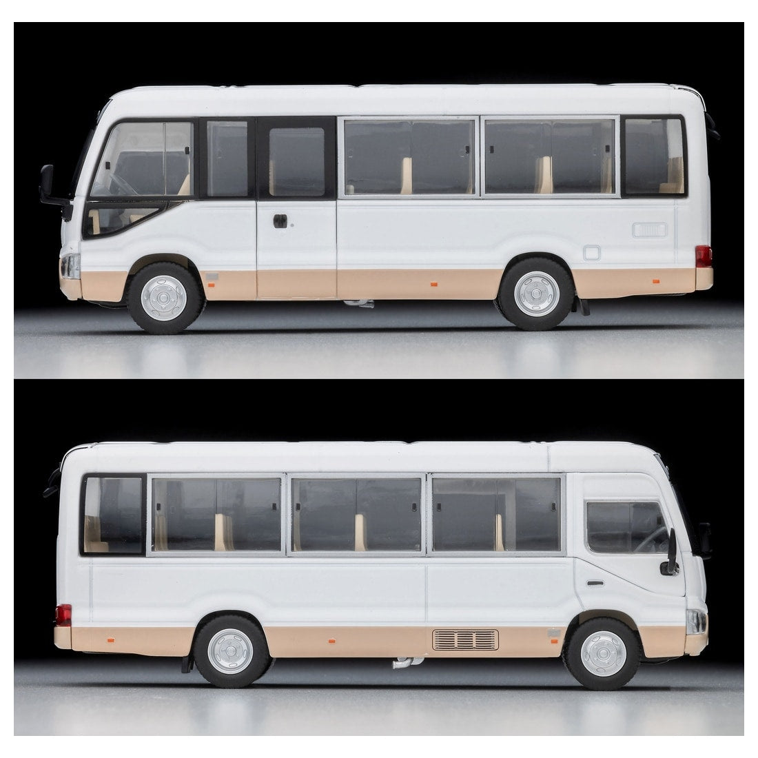 TOMICA Limited Vintage Neo - LV-N294d Toyota Coaster LX (Blanco/Beige) - Tomica Costa Rica Collectors Club