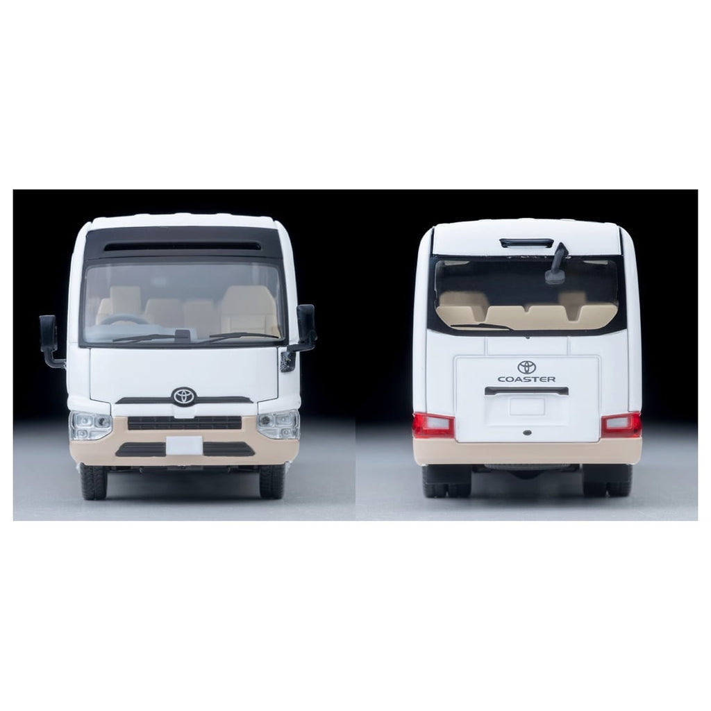 TOMICA Limited Vintage Neo - LV-N294d Toyota Coaster LX (Blanco/Beige) - Tomica Costa Rica Collectors Club