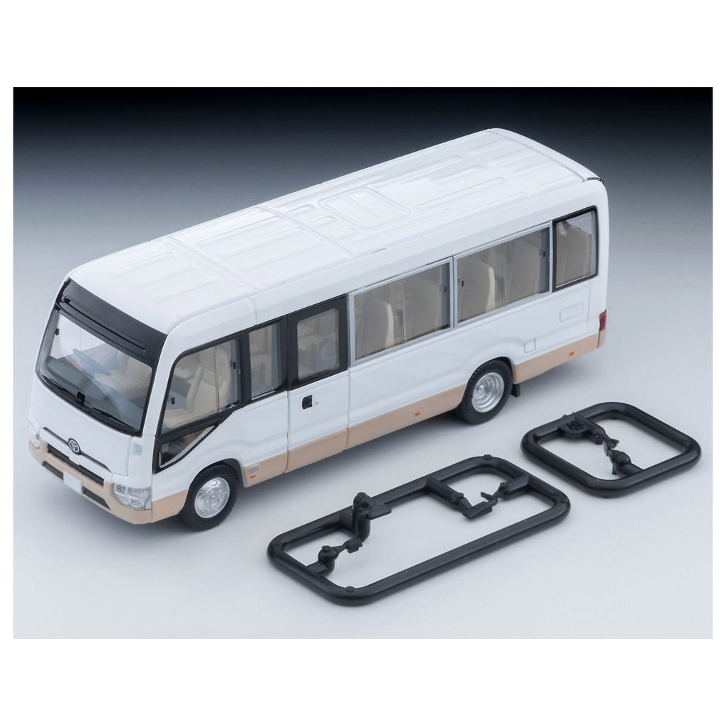 TOMICA Limited Vintage Neo - LV-N294d Toyota Coaster LX (Blanco/Beige) - Tomica Costa Rica Collectors Club