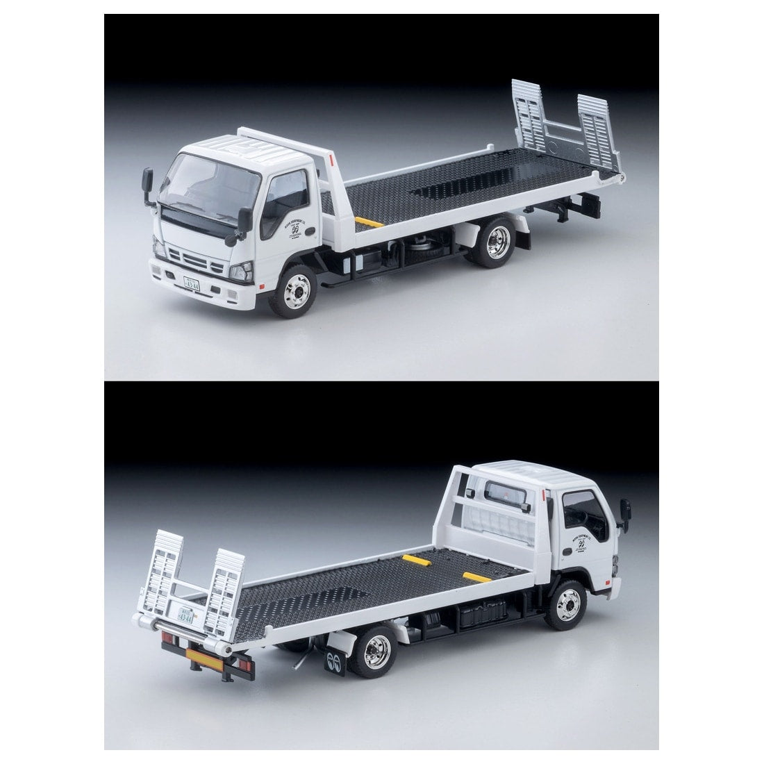 TOMICA Limited Vintage Neo - LV-N391a Isuzu Elf Grúa Hanamidai Safety Loader (MOONEYES) - Tomica Costa Rica Collectors Club