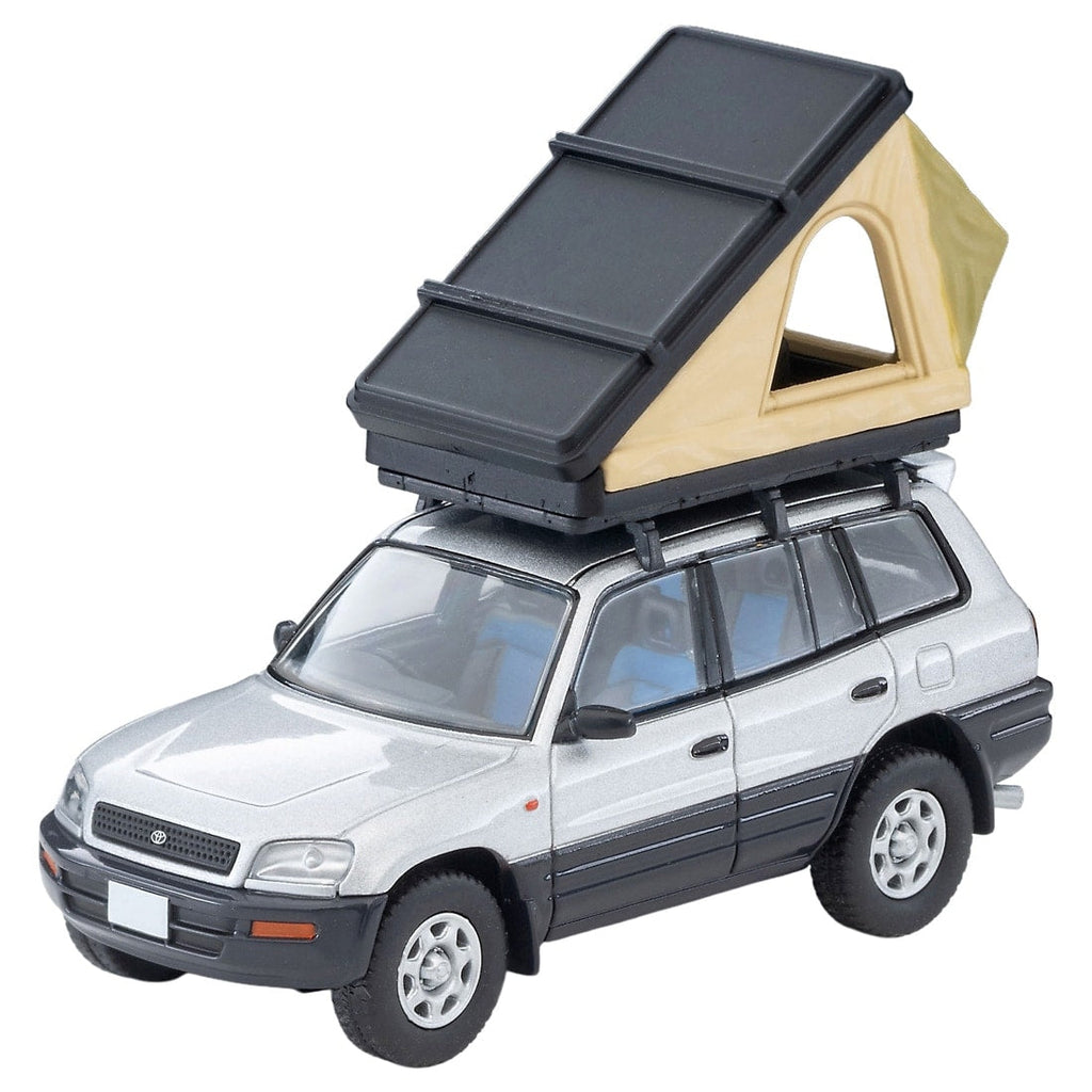 TOMICA Limited Vintage Neo - LV-N354c Toyota RAV4J V (Silver) w/Tent Figure - Tomica Costa Rica Collectors Club