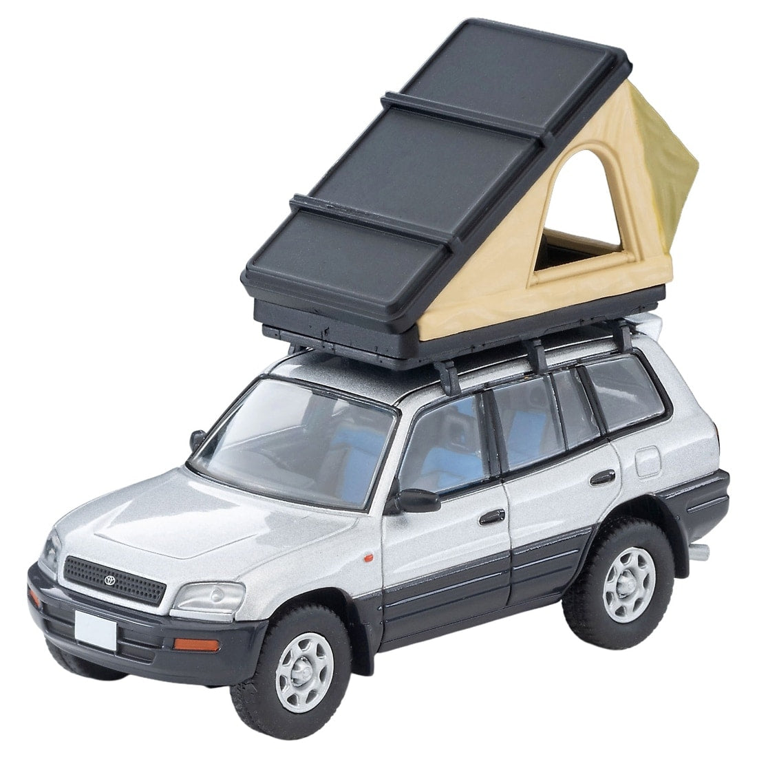 TOMICA Limited Vintage Neo - LV-N354c Toyota RAV4J V (Silver) w/Tent Figure - Tomica Costa Rica Collectors Club