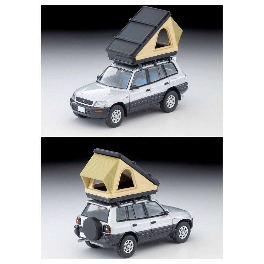 TOMICA Limited Vintage Neo - LV-N354c Toyota RAV4J V (Silver) w/Tent Figure - Tomica Costa Rica Collectors Club