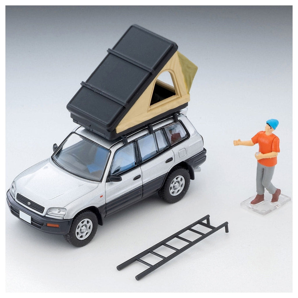 TOMICA Limited Vintage Neo - LV-N354c Toyota RAV4J V (Silver) w/Tent Figure - Tomica Costa Rica Collectors Club