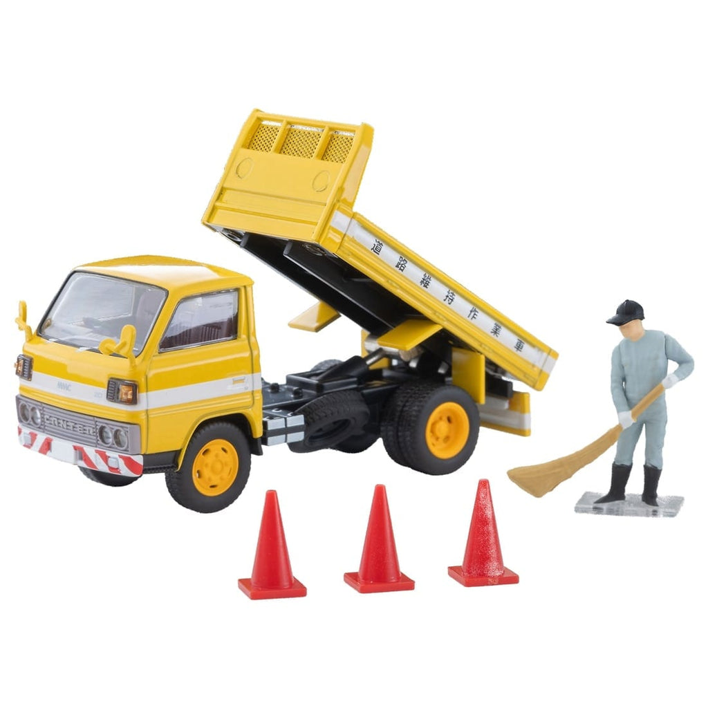 TOMICA Limited Vintage Neo - LV-N369a Mitsubishi Fuso Canter Camion Volquete Road Maintenance con Figura - Tomica Costa Rica Collectors Club