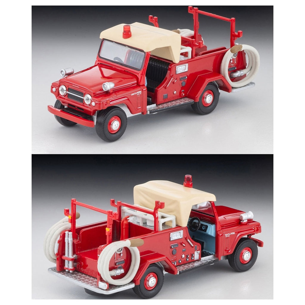 TOMICA Limited Vintage - LV-31c Nissan Patrol Pump Camion de Bomberos (con Figura) - Tomica Costa Rica Collectors Club