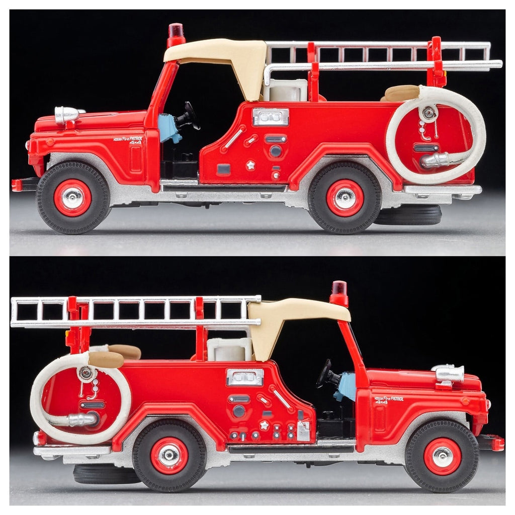 TOMICA Limited Vintage - LV-31c Nissan Patrol Pump Camion de Bomberos (con Figura) - Tomica Costa Rica Collectors Club