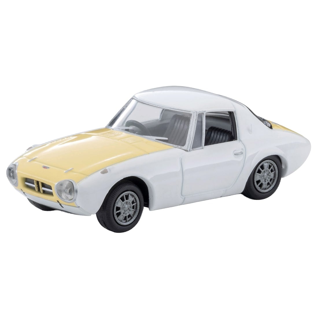 TOMICA Limited Vintage - LV-215b Toyota Sports 800 Custom Color (White/Yellow) '65 Type - Tomica Costa Rica Collectors Club