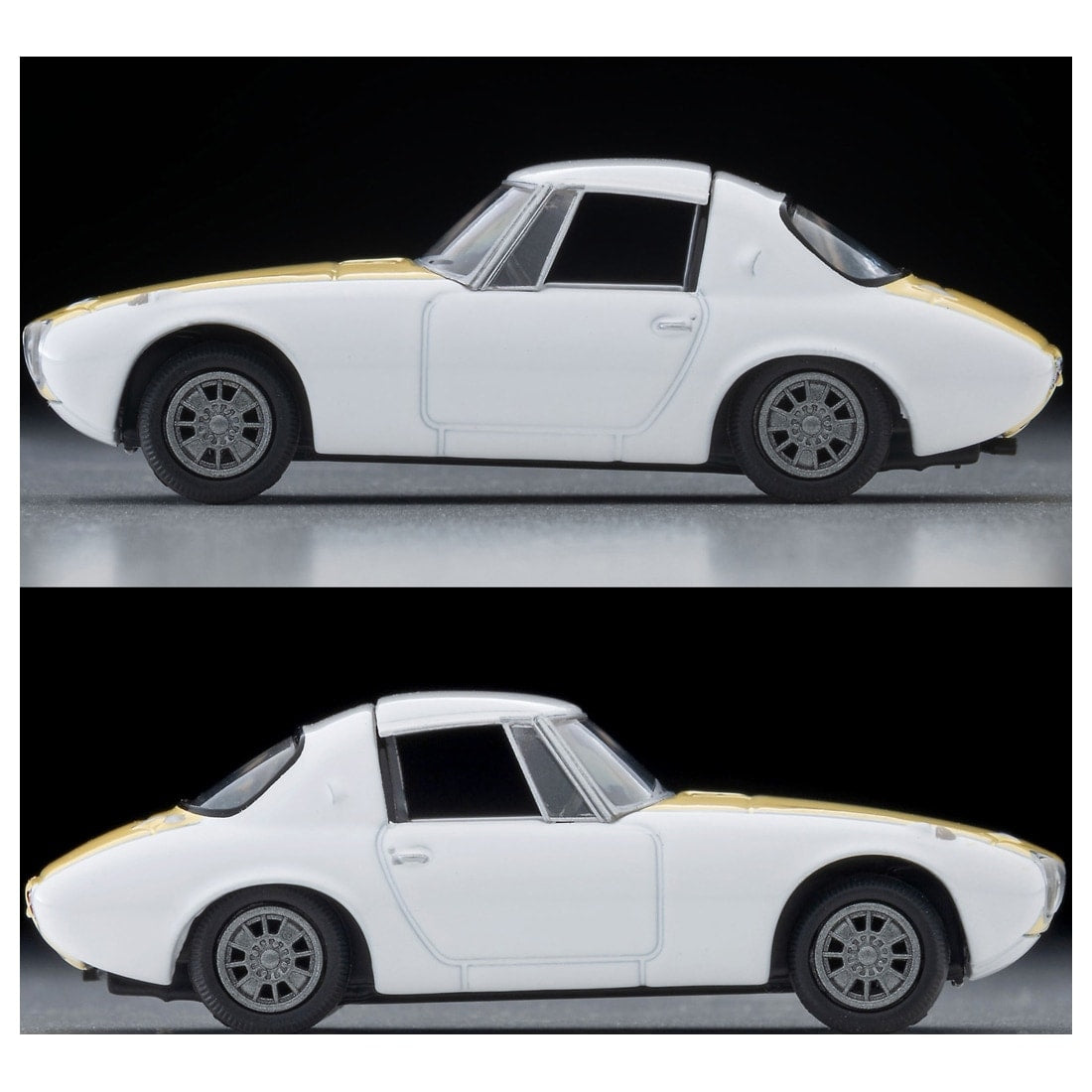 TOMICA Limited Vintage - LV-215b Toyota Sports 800 Custom Color (White/Yellow) '65 Type - Tomica Costa Rica Collectors Club