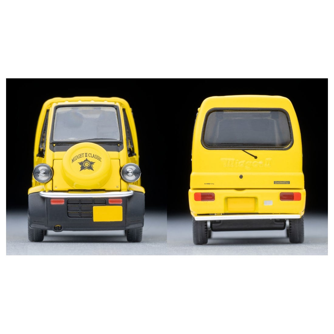 TOMICA Limited Vintage Neo - LV-N362b Daihatsu Midget II Cargo R Type Option Equipped Car (Yellow) 97 Modelo - Tomica Costa Rica Collectors Club