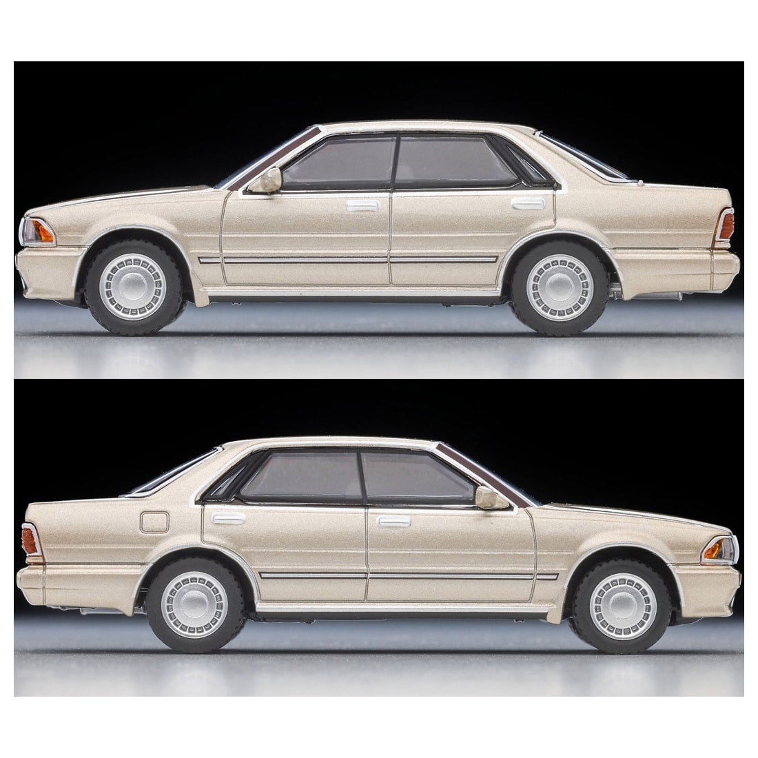 TOMICA Limited Vintage Neo - LV-N368b Nissan Cedric HT V20 Twin Cam Turbo Gran Turismo SV (Yellowish Silver) 89 - Tomica Costa Rica Collectors Club