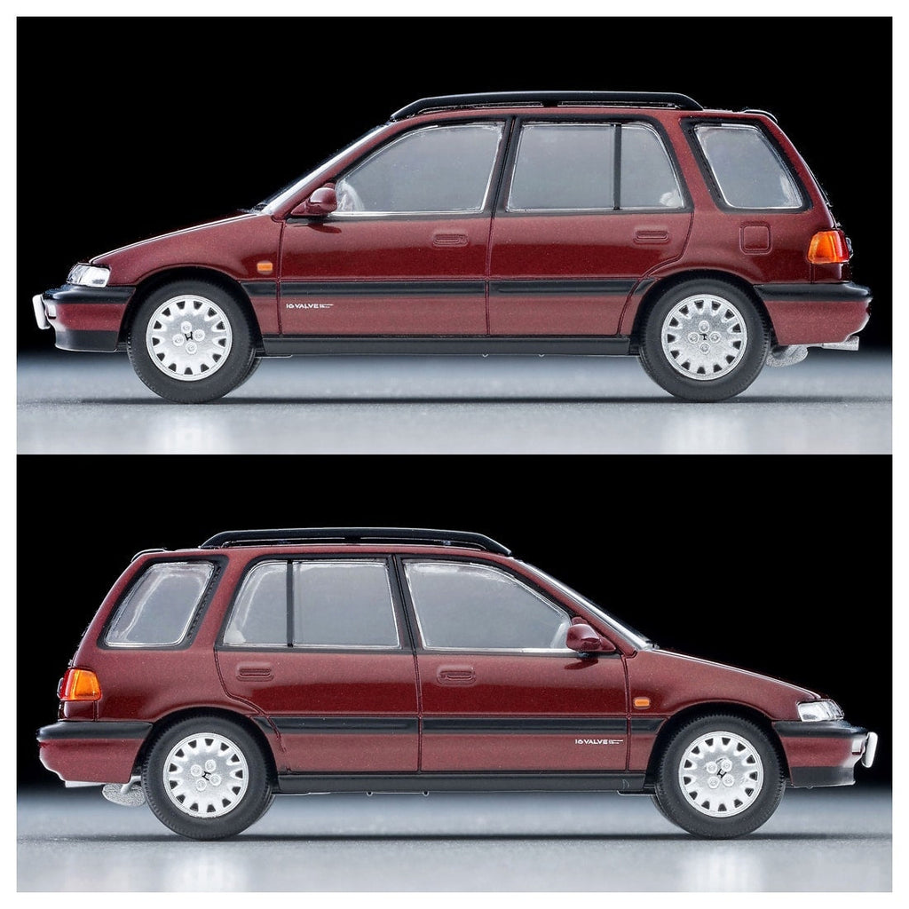 TOMICA Limited Vintage Neo - LV-N297b Honda Civic Shuttle 56i (Red) 90 - Tomica Costa Rica Collectors Club