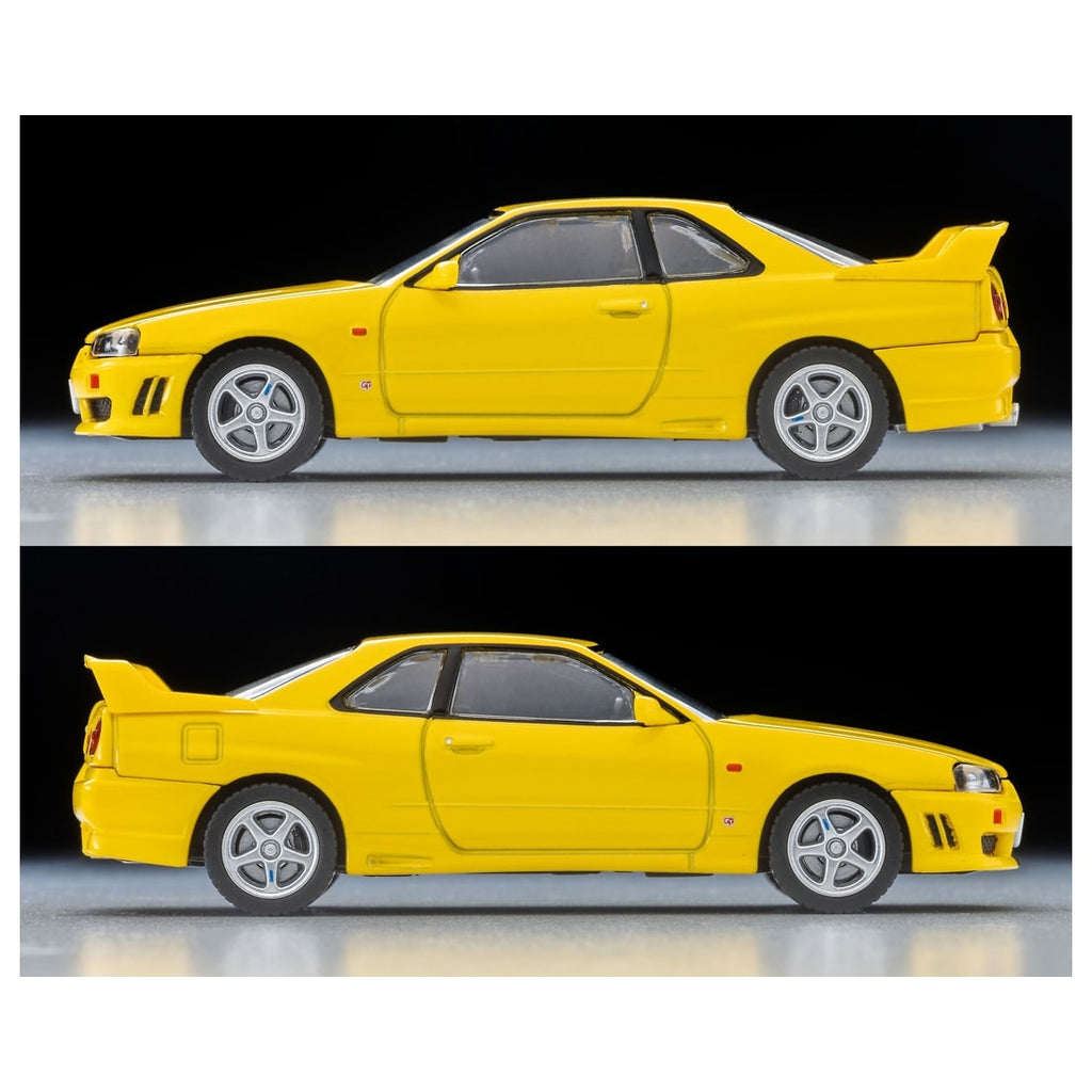 TOMICA Limited Vintage Neo - LV-N365a Nissan Skyline 2-door Sport Coupe 25GT TURBO con Pieza Opcional (Yellow) 98 Modelo - Tomica Costa Rica Collectors Club