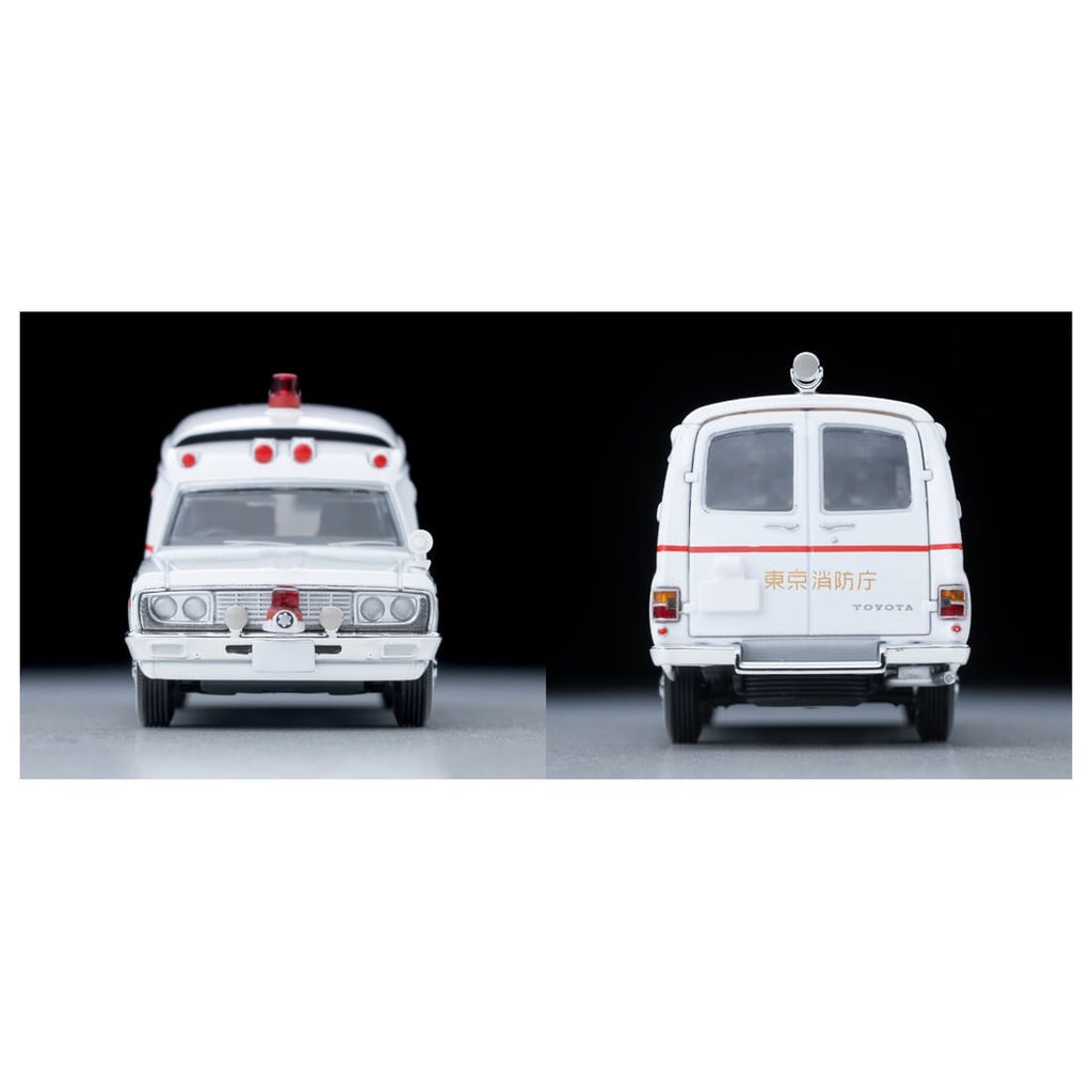 TOMICA Limited Vintage - LV-216b Toyota Ambulancia FS55V Modelo (Honda Fire Department) - Tomica Costa Rica Collectors Club