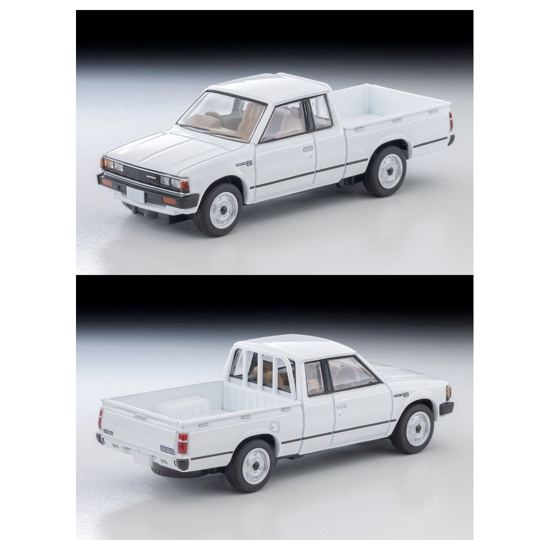 TOMICA Limited Vintage Neo - LV-N373a Datsun Truck King Cab GL (White) '83 - Tomica Costa Rica Collectors Club